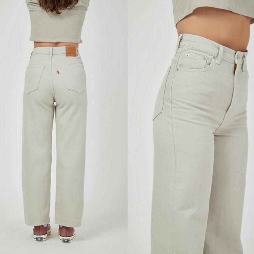 LEVI'S High Rise Loose in Mushroom Grey - Picture 3 of 16